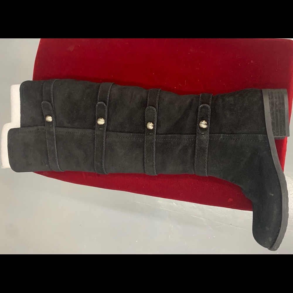 BCBGeneration Suede Button Knee Boots